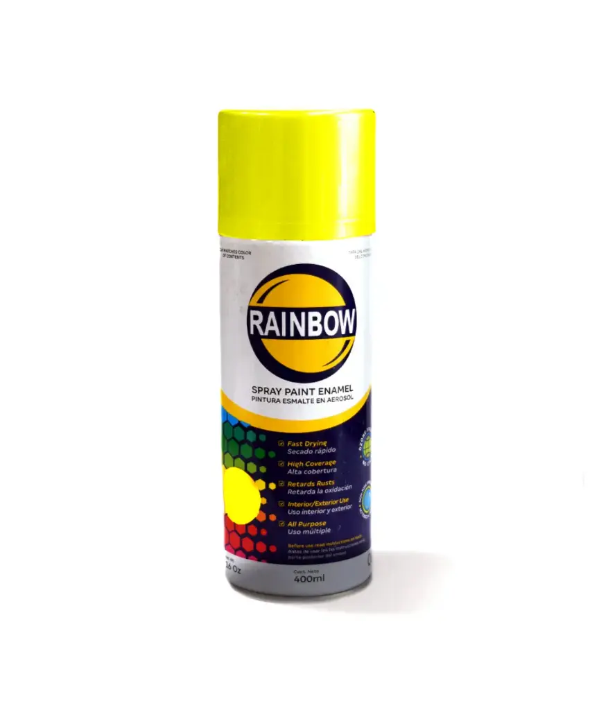 Pintura Spray Fosforecente Amarillo RAINBOW /1005