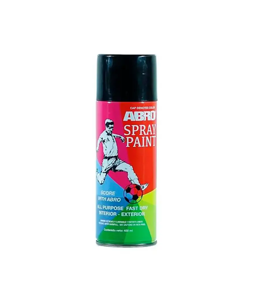 Pintura Spray Negro brillante ABRO
