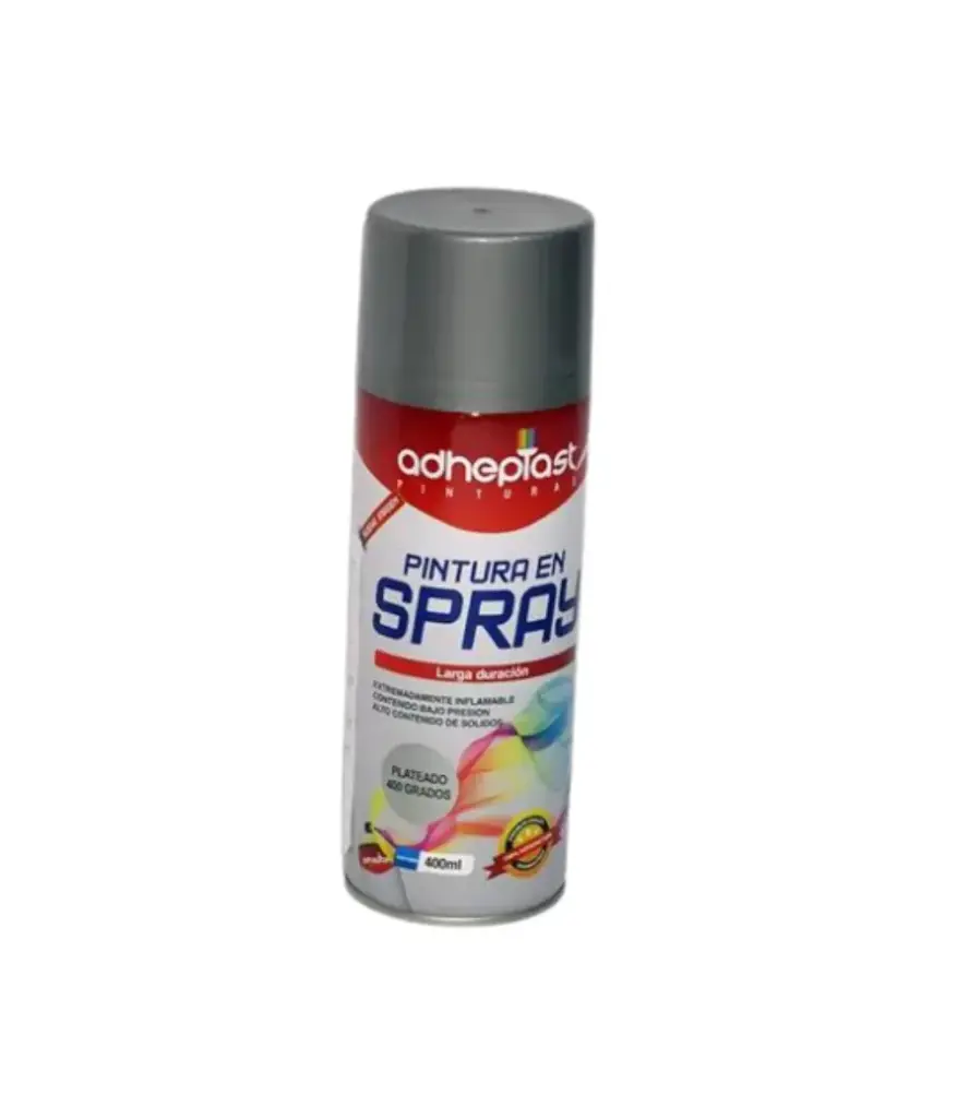 Pintura Spray Plata alta temperatura ADHEPLAST
