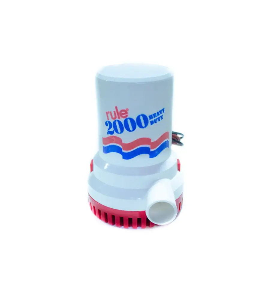 Bomba Sumergible Rule 2000 GPH/12V REFORZADA