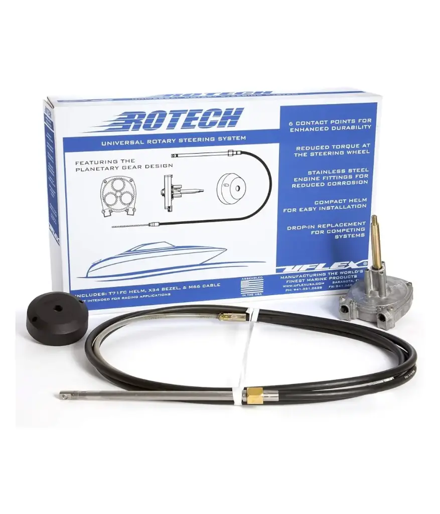 Direccion Mecanica p/yate 11 ft ROTECH11FC