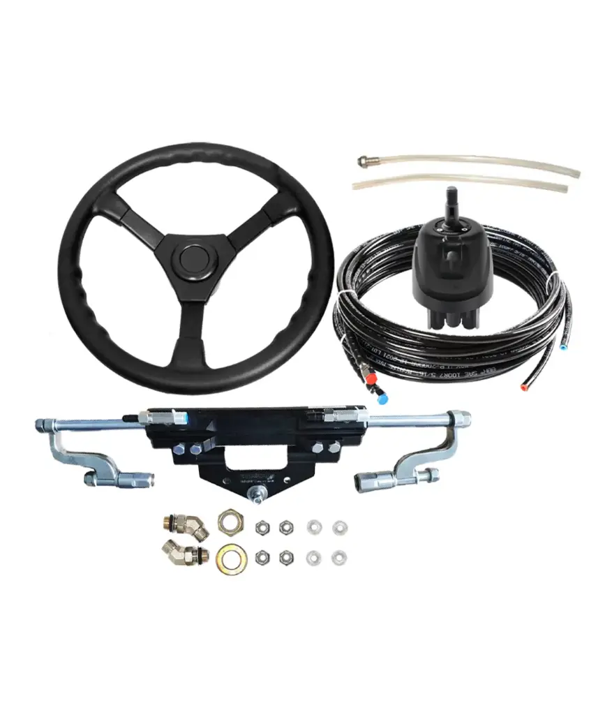 Kit de direccion hidraulica p/motor fuera de borda 300HP KW/ TIMON Y MANGUERA (KA-15-300HP)
