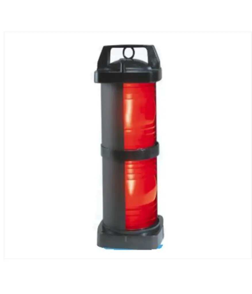 Luz de navegacion 360/1364 ROJO p/barco 4" DOBLE PERKO