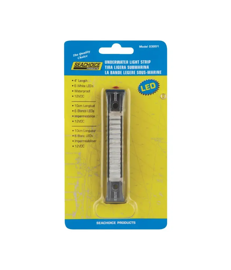 luz p/yate barra 6 LED 4"VERDE Sumergible (03401) SEACHOICE