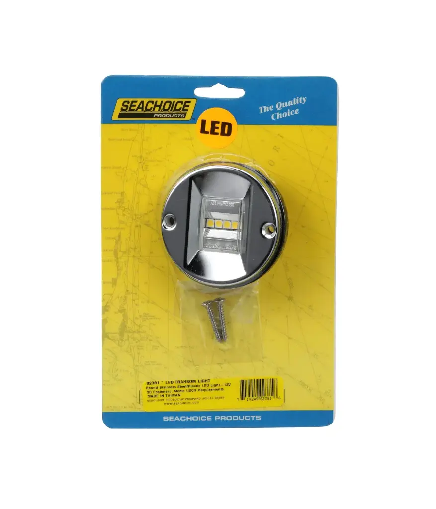 Luz p/yate LED Redonda #8 12v SEACHOICE/MARPAC (50-02381)/7-6577