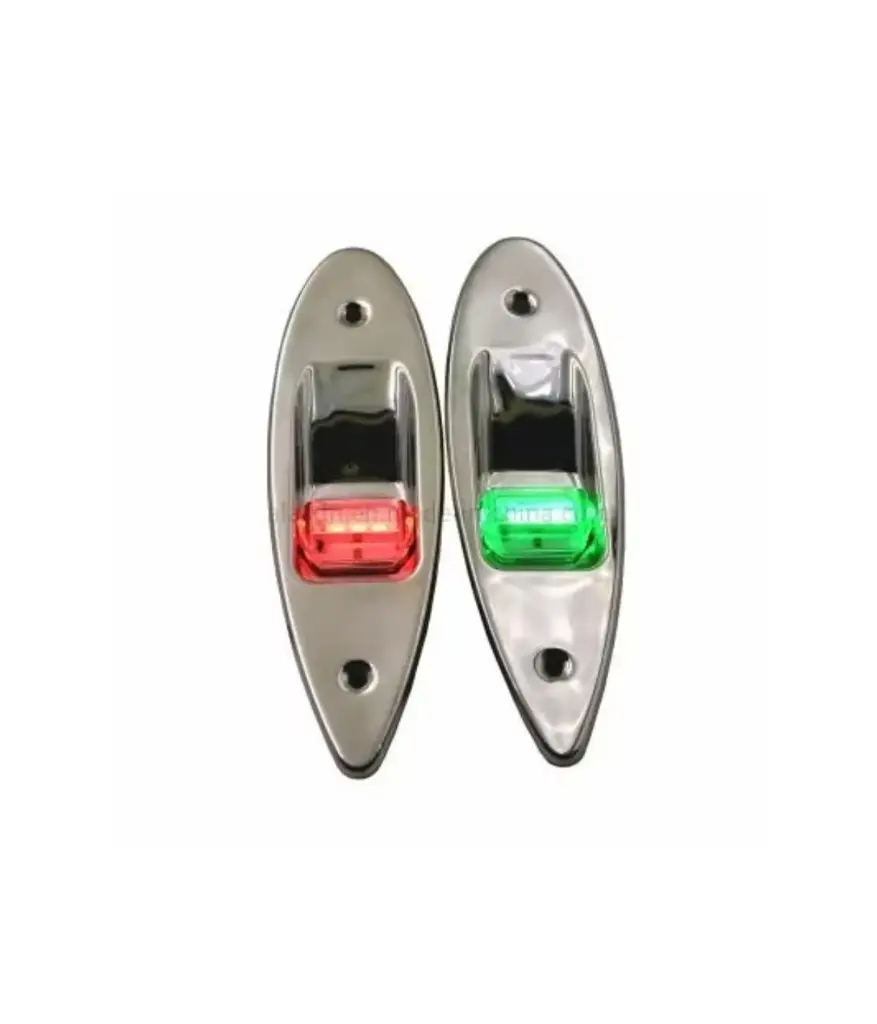 Luz p/yate Roja/Verde 6 LED 3" p/interior COOL WHITE (51654/642551)