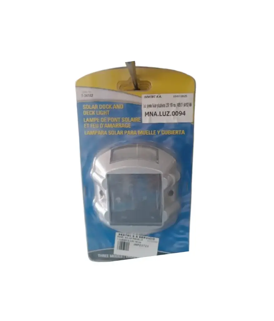 Luz p/yate Solar p/cubierta 2.5V 100 ma (14391/7-34162) MARPAC