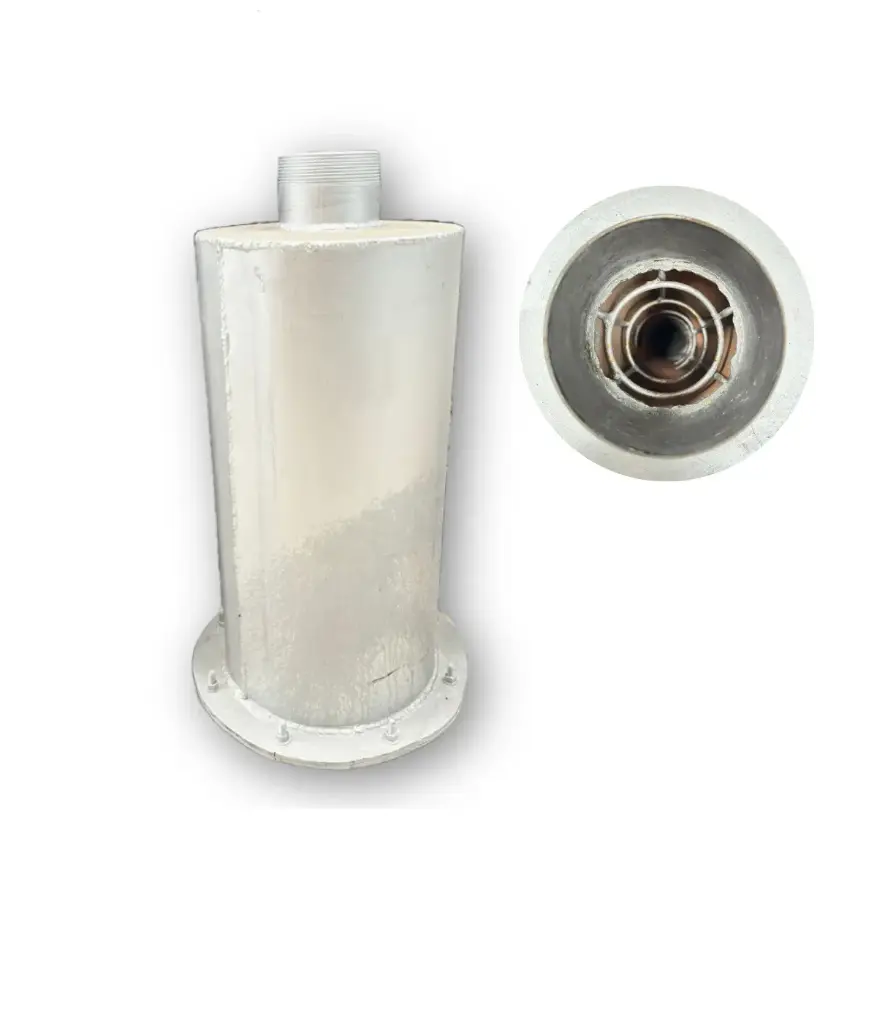 SILENCIADOR P/ESCAPE 4" X0.83MT HIERRO NEGRO