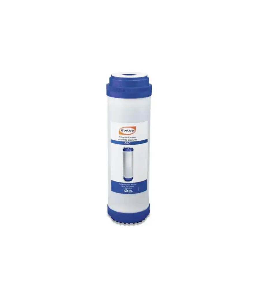 Filtro Elemento Carbon granulado p/filtro 10mcr x 10"L x2.5 D (GAC-10)  EVANS