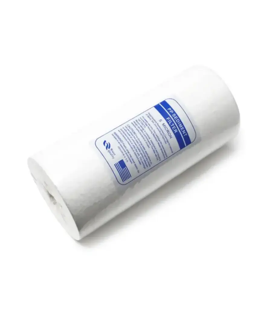 Filtro Elemento tejido p/filtro 5mcr 10"L x 4 1/2"D HIDROAQFILTER