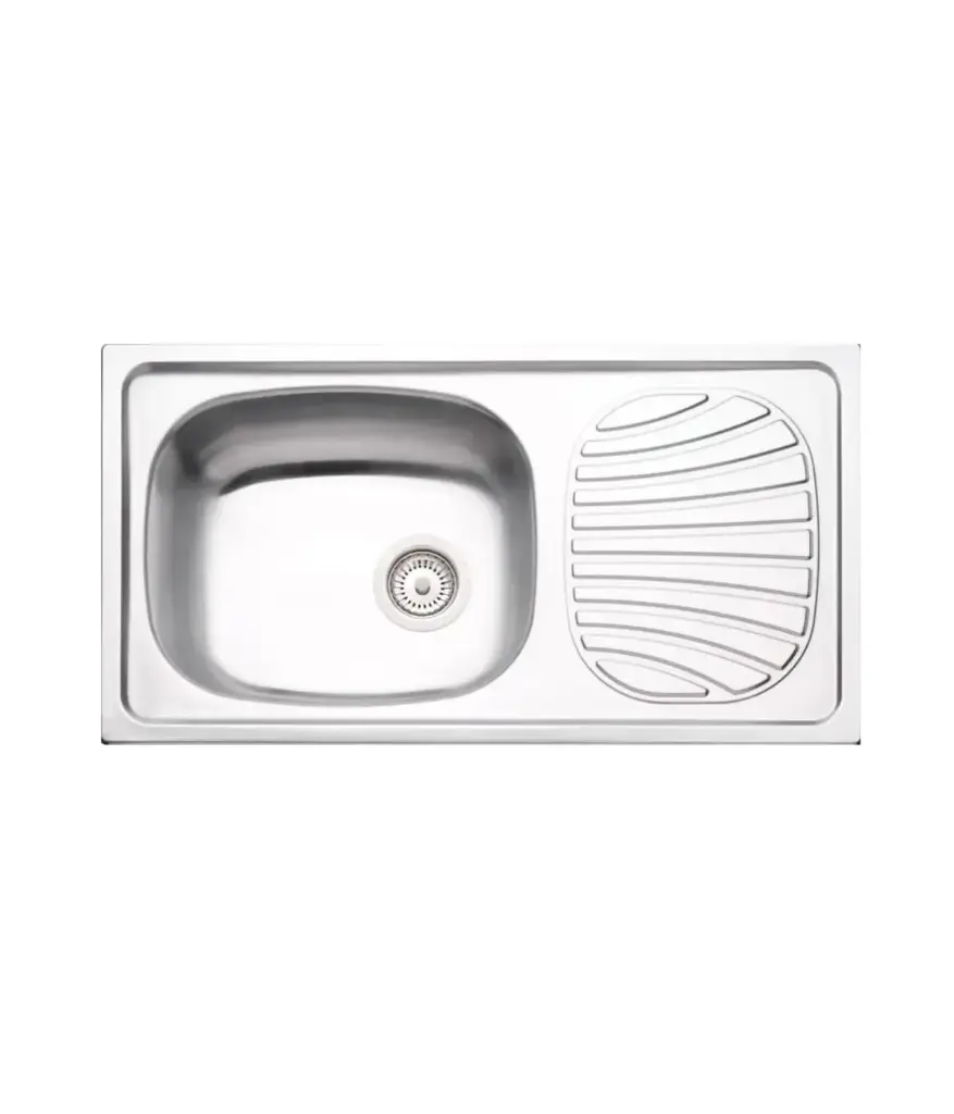 Lavadero freg 80 x 50cm Tramontina Pozo-izquierdo