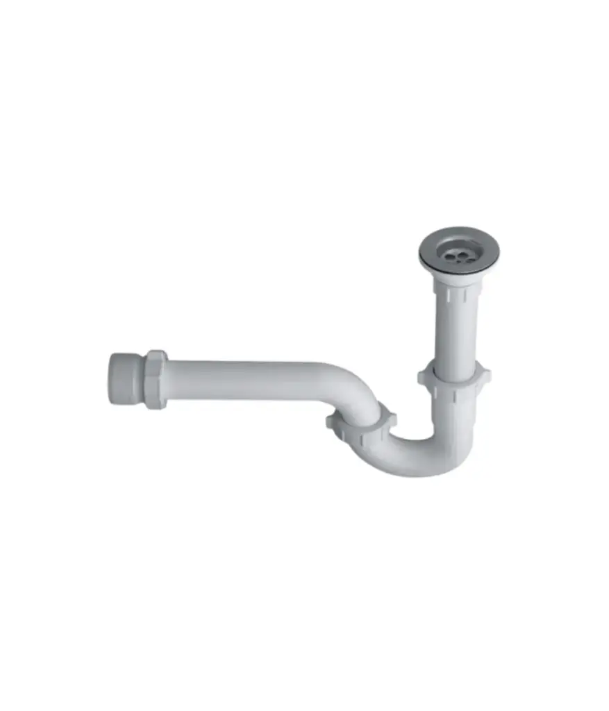 Sifon lavaplato 1 1/2" Incamep con rejilla a/inox