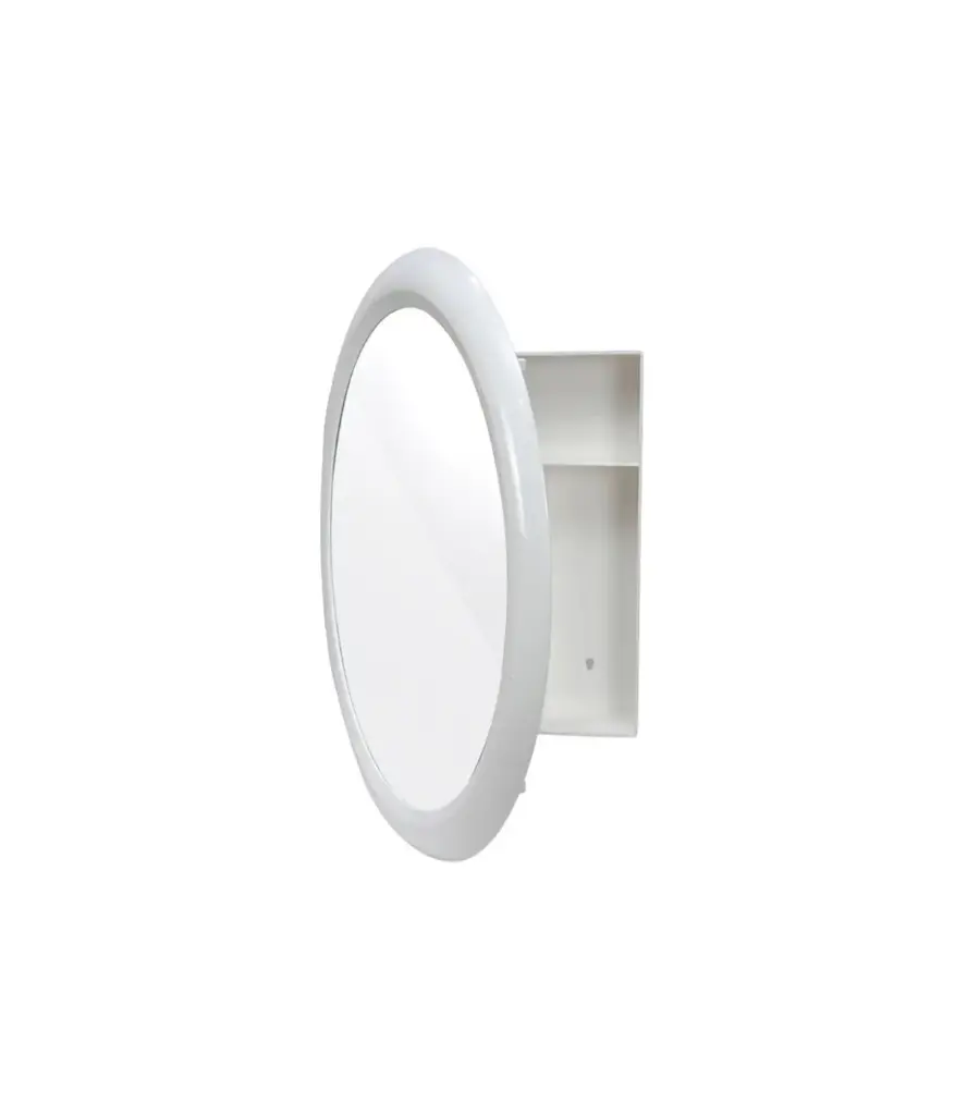 Gabinete p/baño Ovalado Blanco American Home (30cm*40.5cm*10cm)