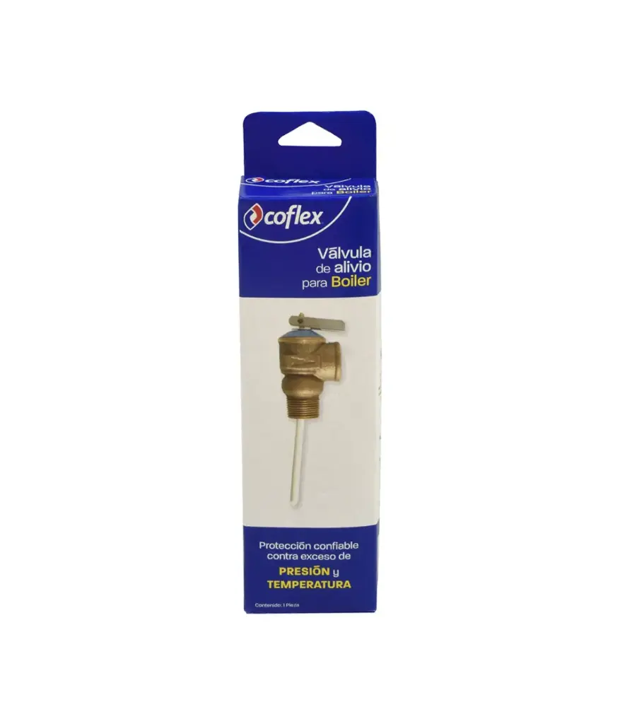 valvula seguridad p/calentad 3/4" COFLEX