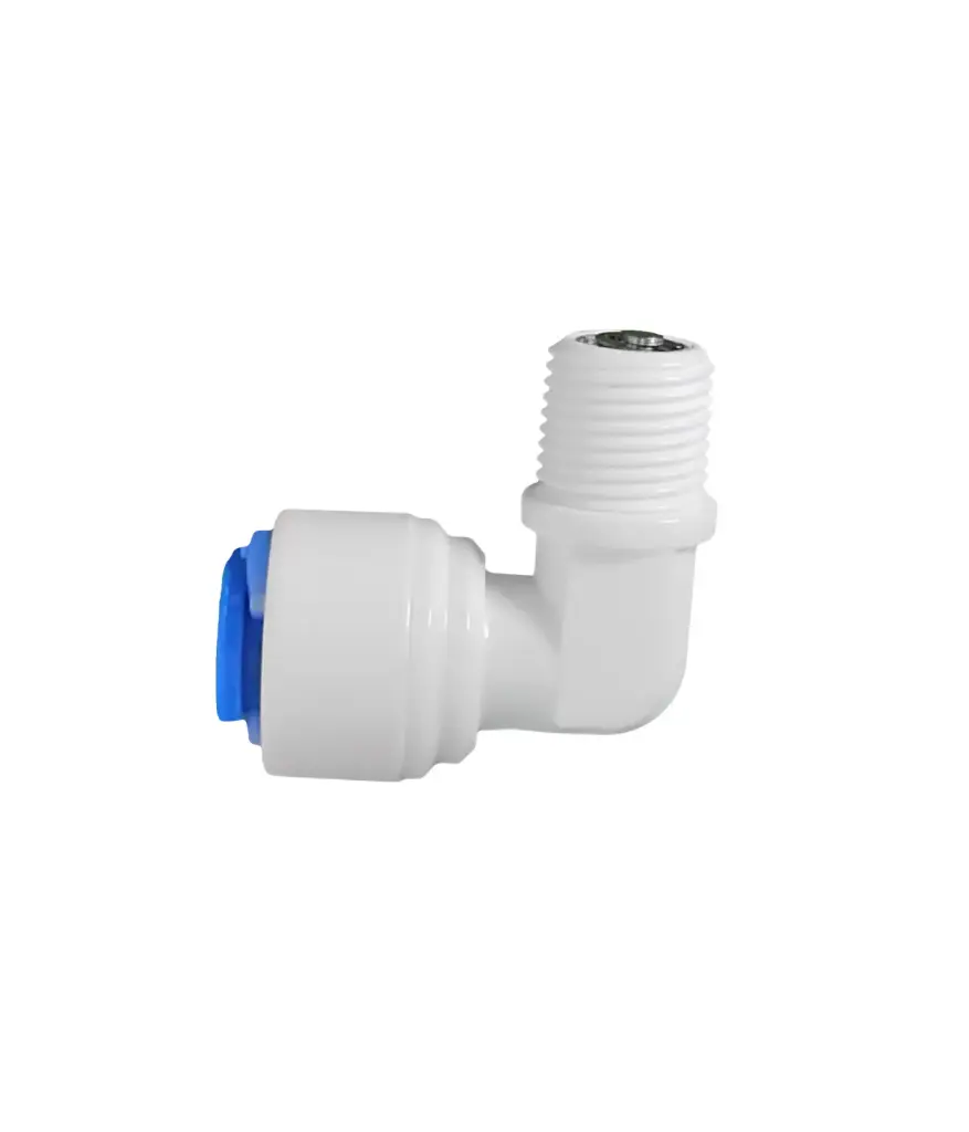 Repuesto Purif Agua UV codo plast 1/4" x1/8" rosca macho DCC-020A