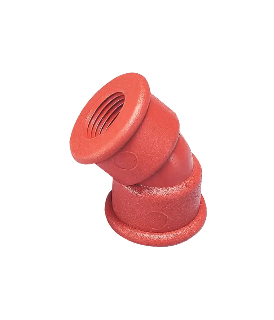 Codo roscable PP/H3 1/2" x 45°