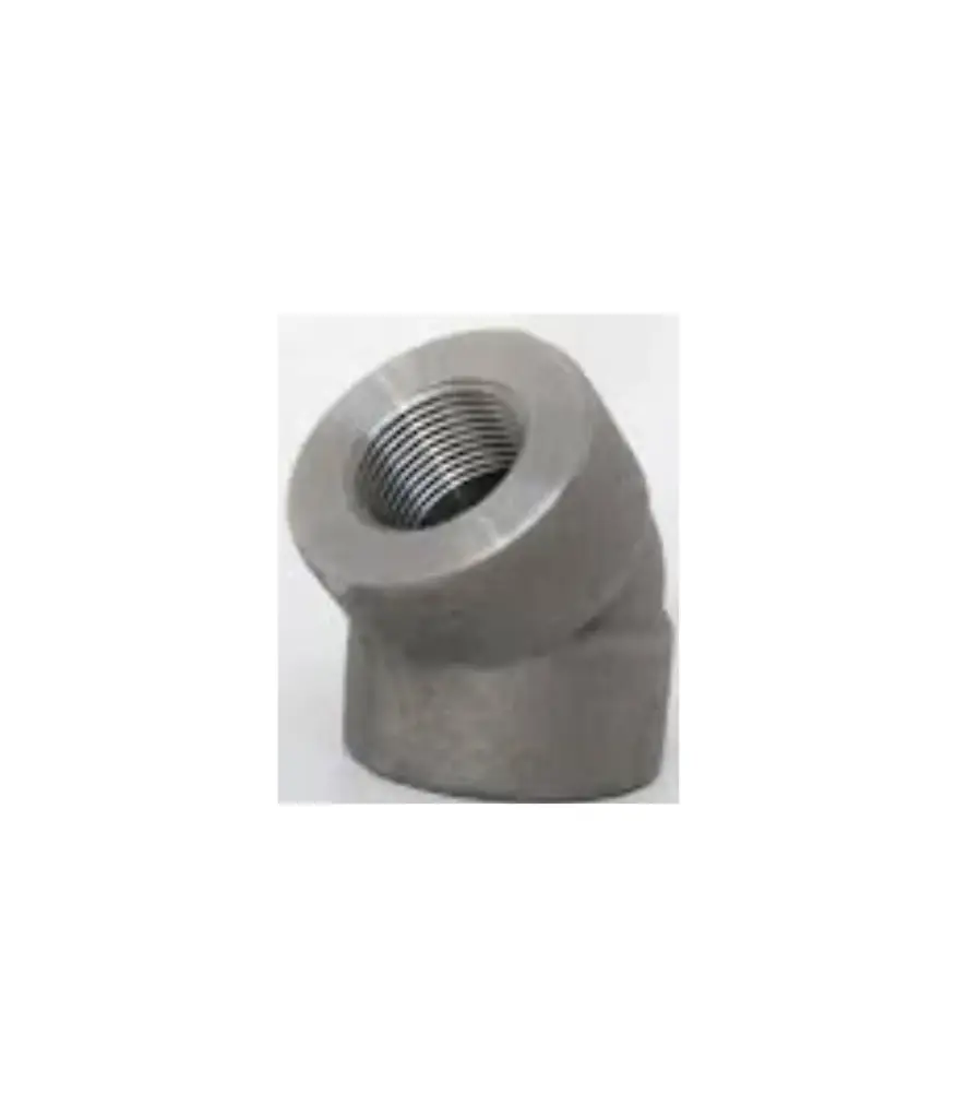 codo Acero Forjado 3/4*45º rosc. (3000 LB)