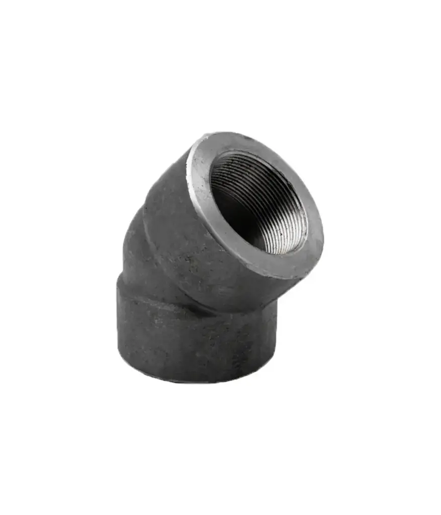 codo Hierro Negro 1 1/4*45º rosc. (300 LB)