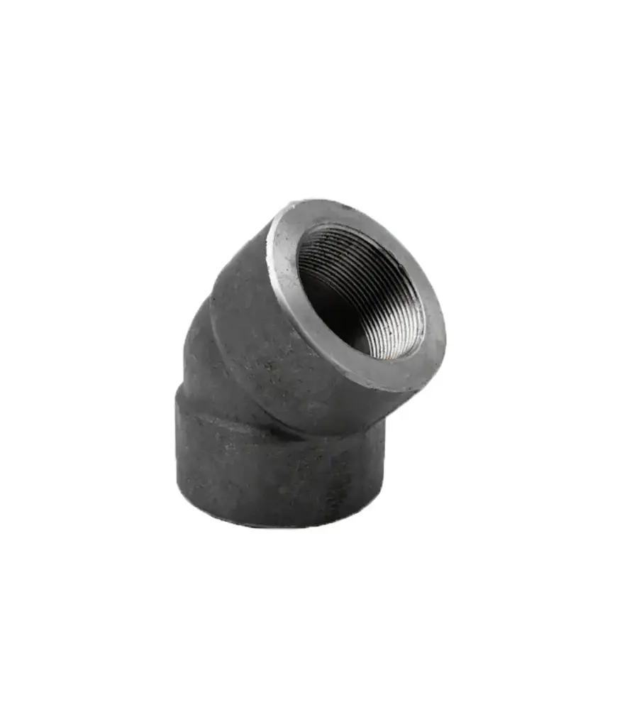 Codo Hierro Negro 1/2*45º rosc. (300 LB)