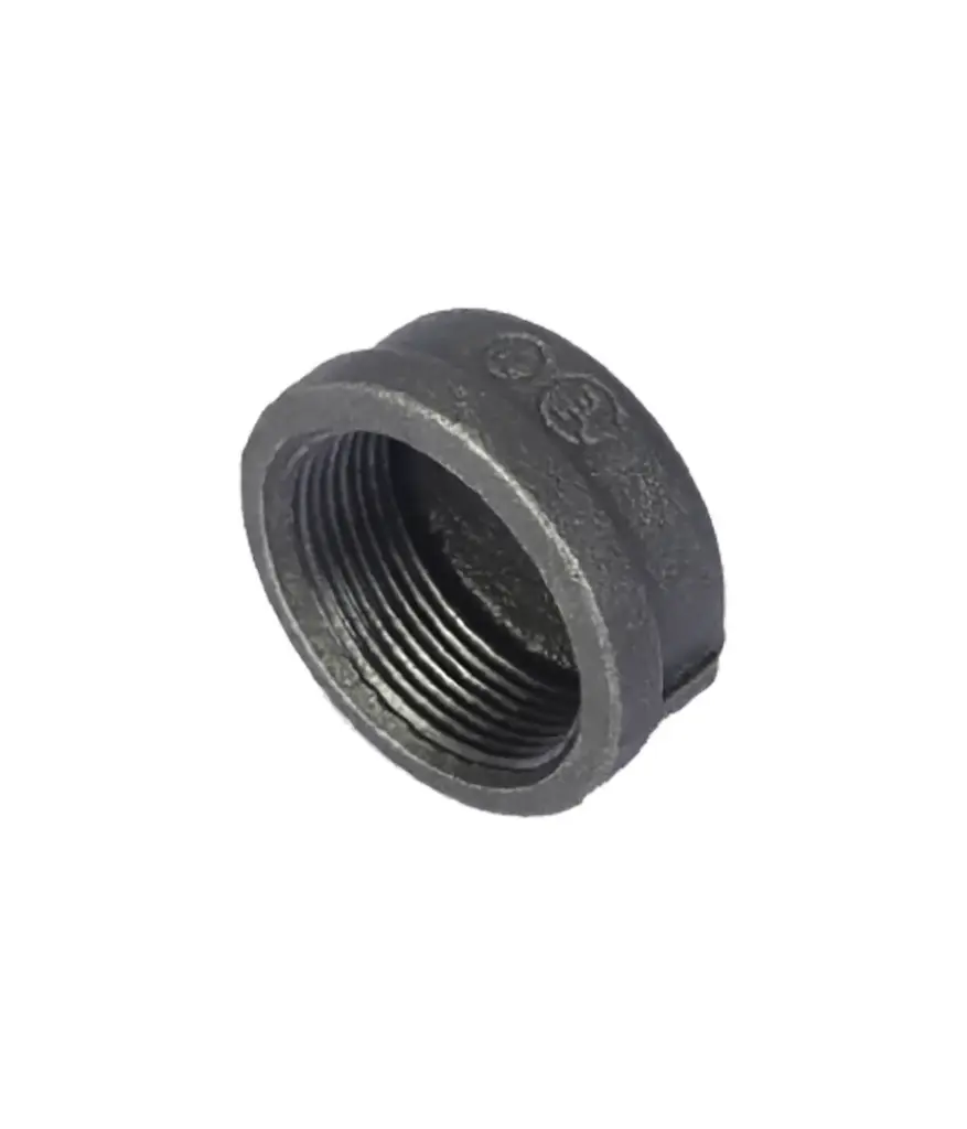 Tapon hembra hierro negro roscable 1/2" 150Lb.