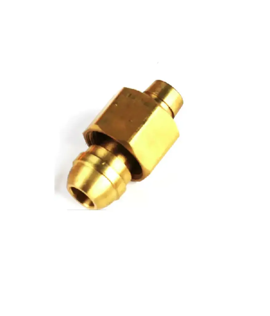 Adaptador flex bronce rosc. hembra 1/4" NPT * 3/8" flex