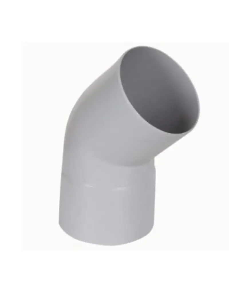 Codo desague 250mm x45° Termodeformado