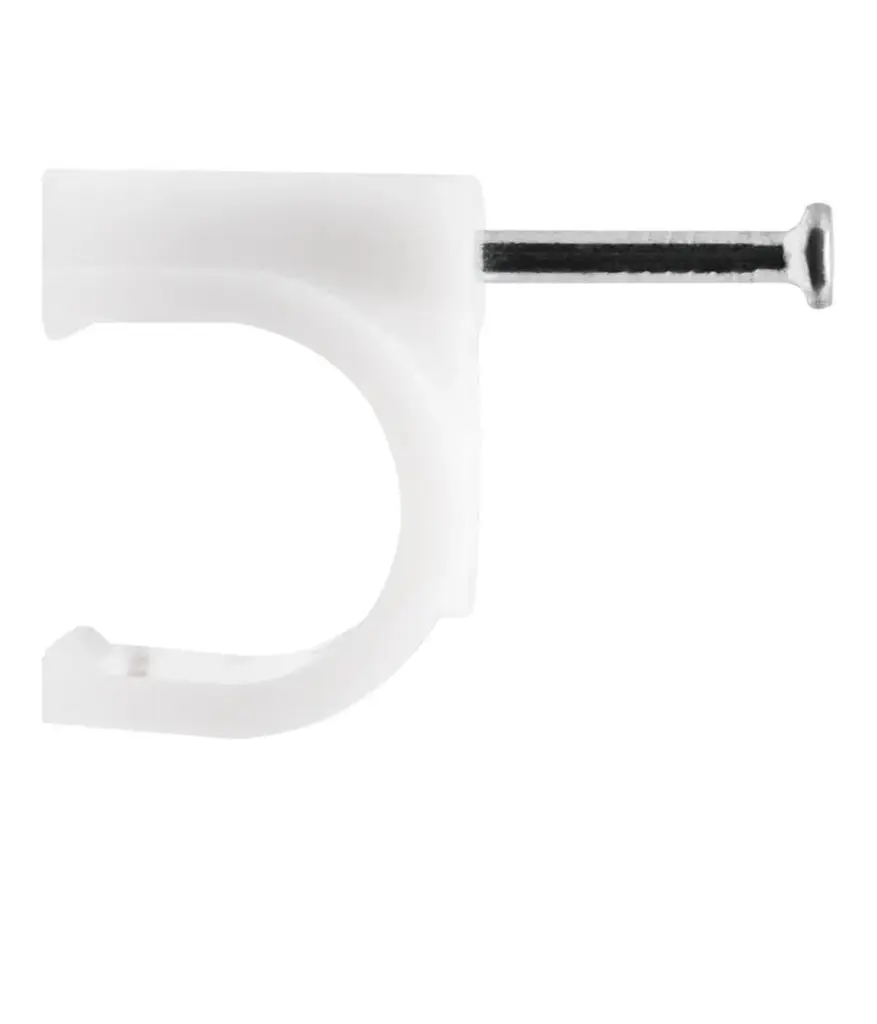 Abrazadera PVC 1/2" en J