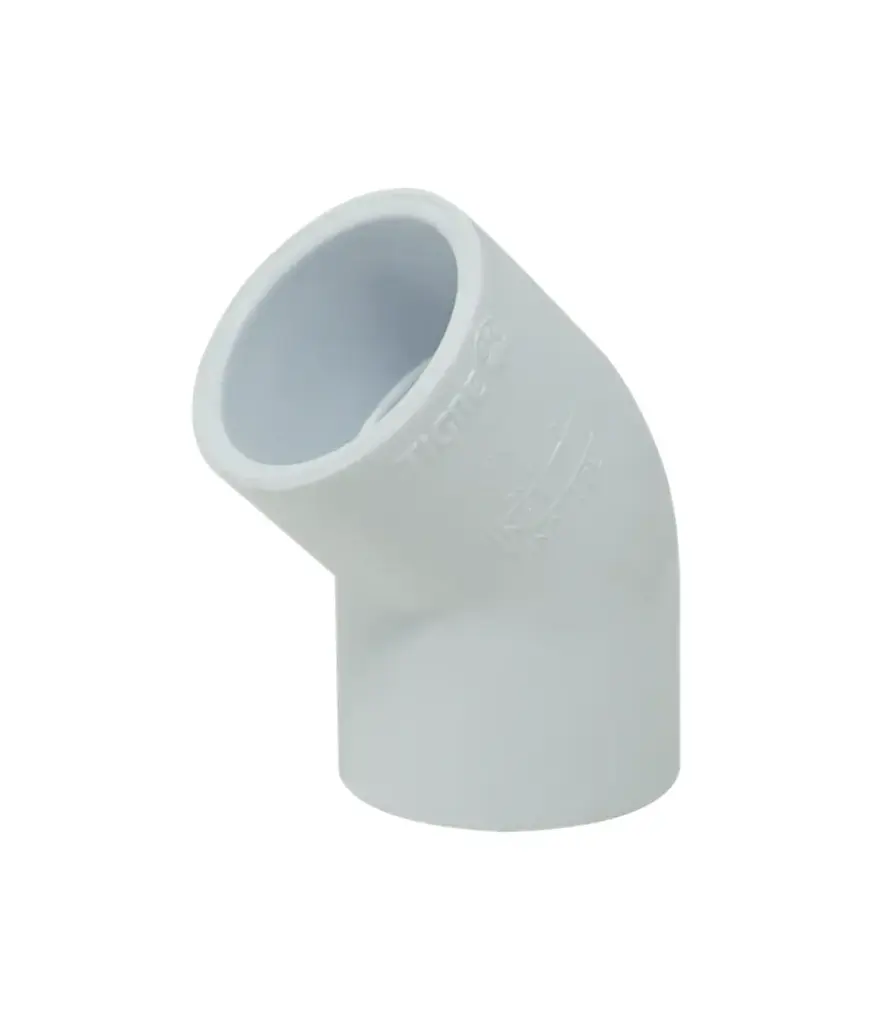 Codo pegable 1 1/4" x 45º