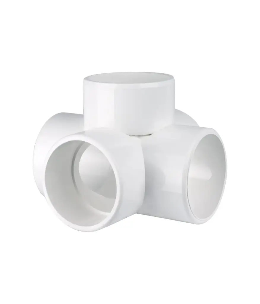Cruz t/conector pegable 1"  (5vias)