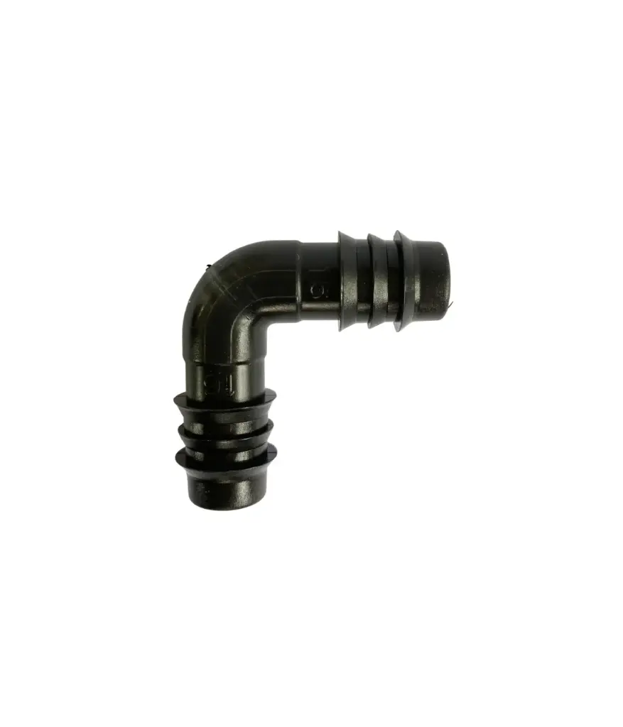 Codo flex 20mm negro akros