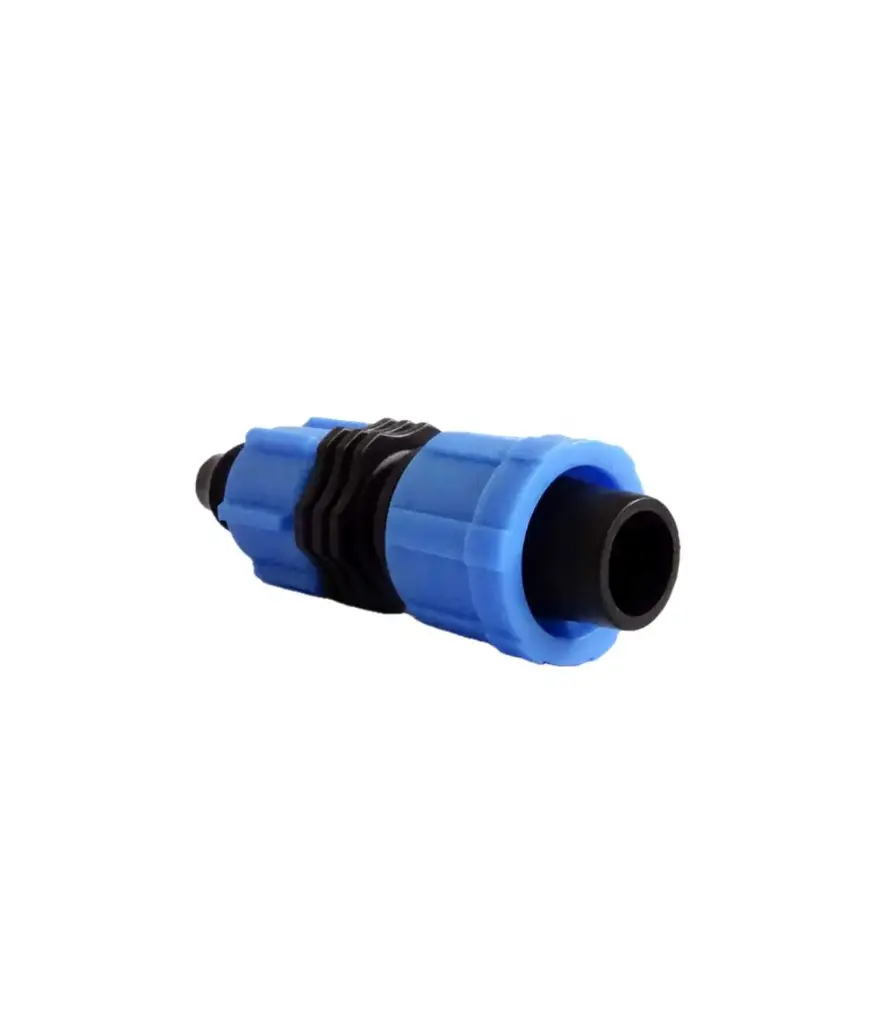 Union flex 16mm p/manguera cinta c/doble tuerca EURODRIP