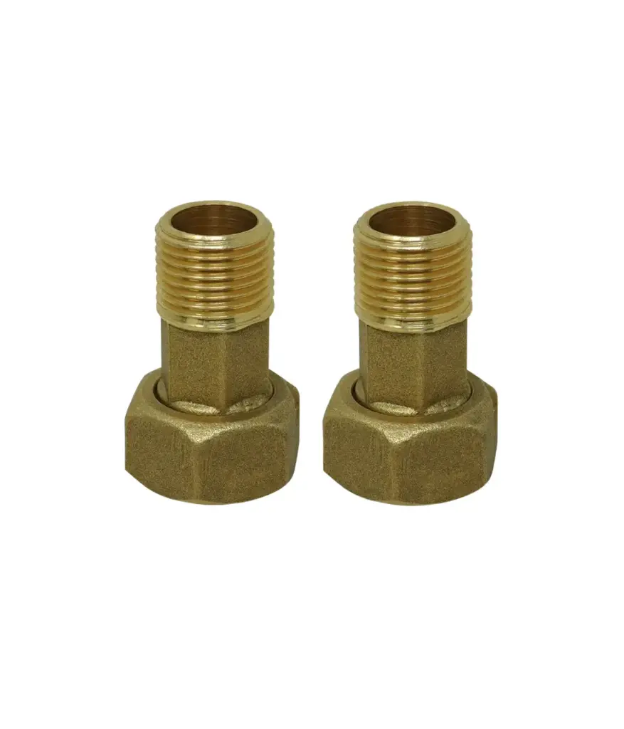 Acople para Medidor 3/4" bronce (par)