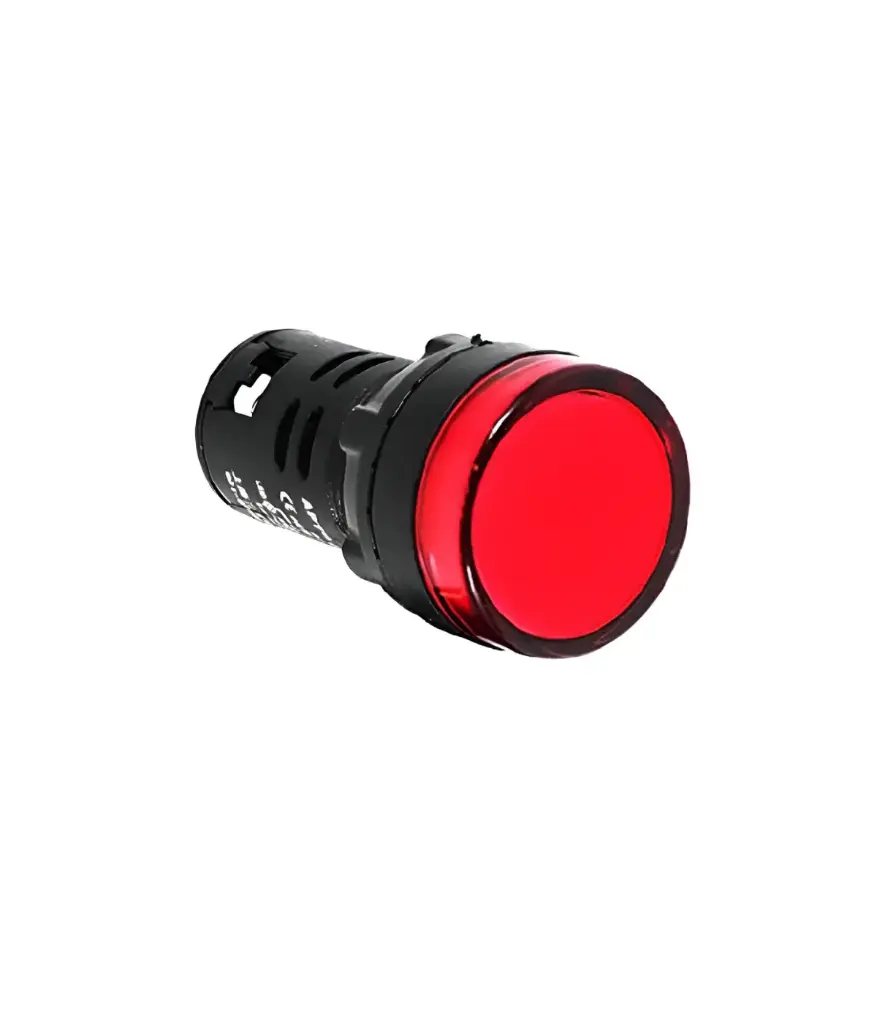 Luz Piloto ROJO Indicadora Vol/AMP/FREC 22MM- TYC