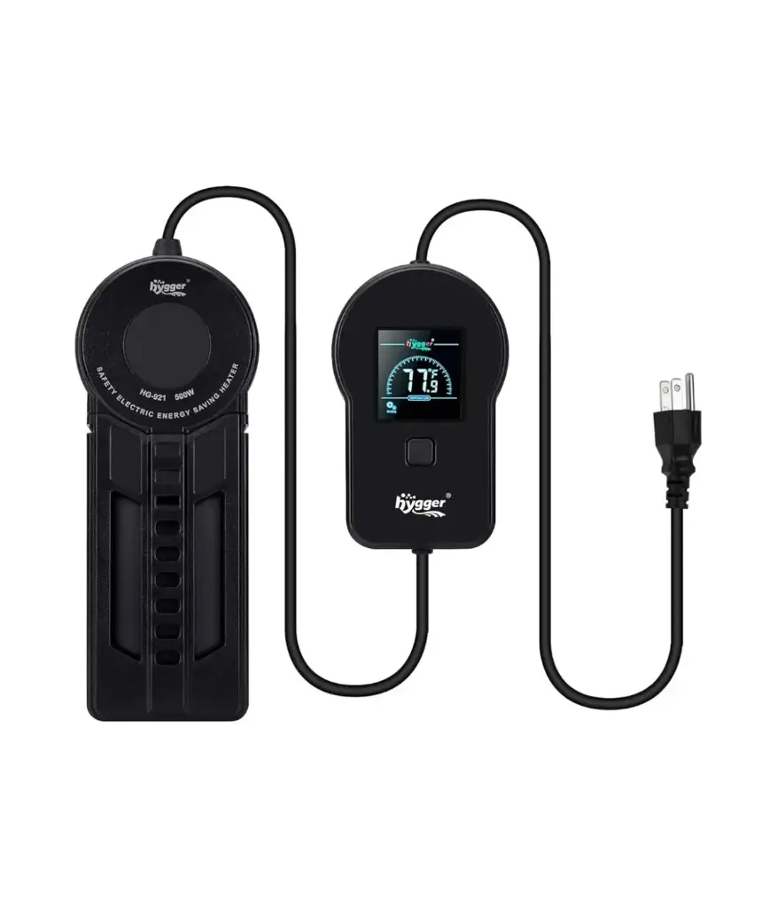 Calentador de agua p/acuario 500W 110V c/control de temp. (HYGGER)