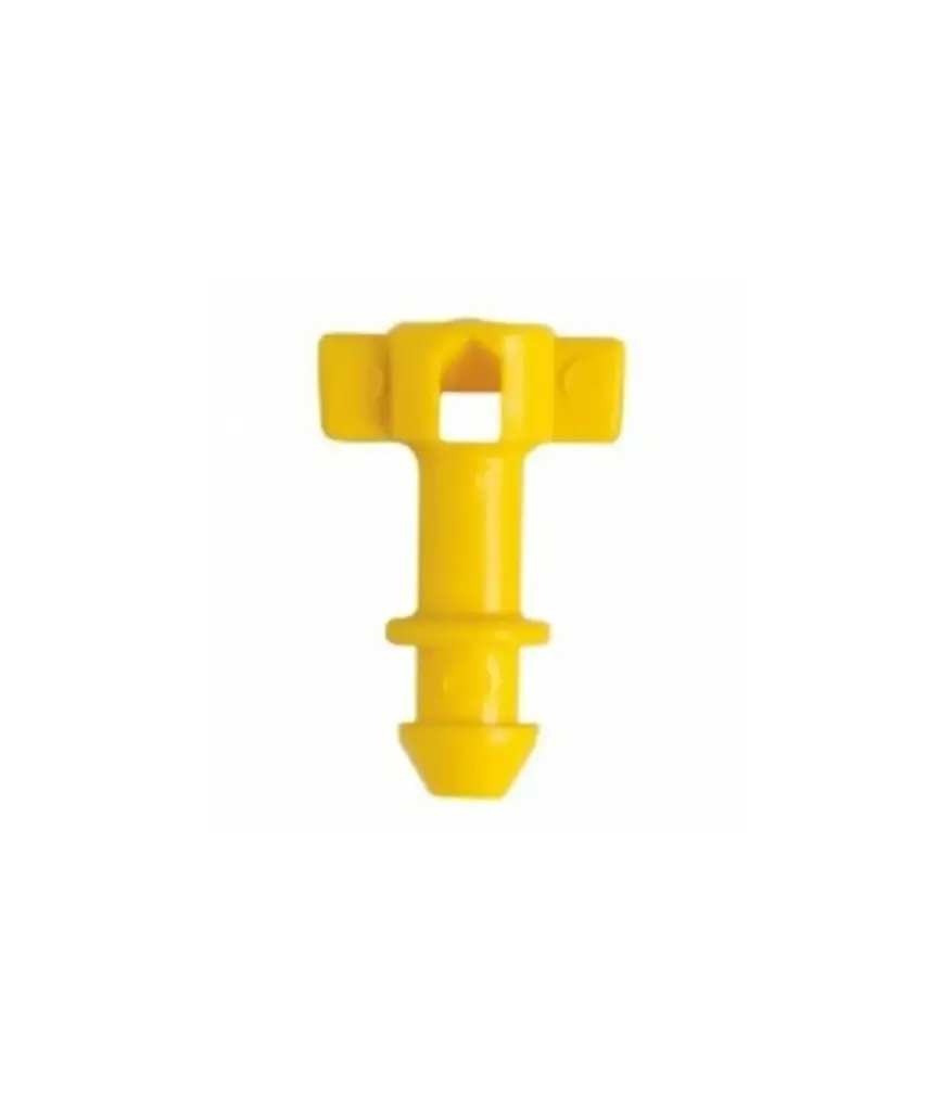 Base amarlla para adaptador de micro aspersor 13L/H
