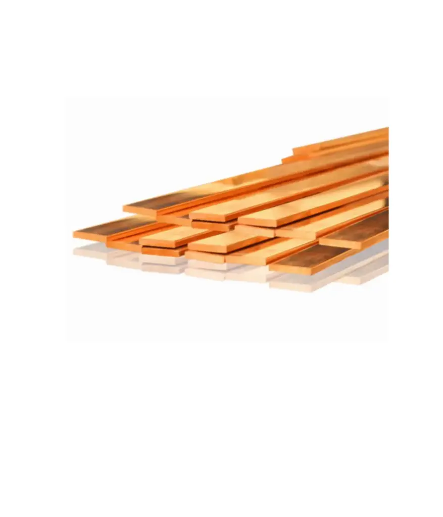 Platina de cobre 1/4 x 1" (mtr)