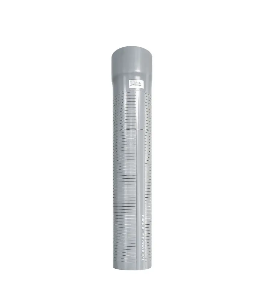 Punta ranurada con Tapon 160mm*3mts 