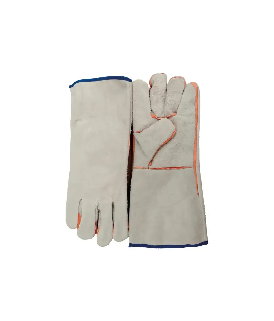 Guantes de cuero 16 p/soldar Aramida Gris GE
