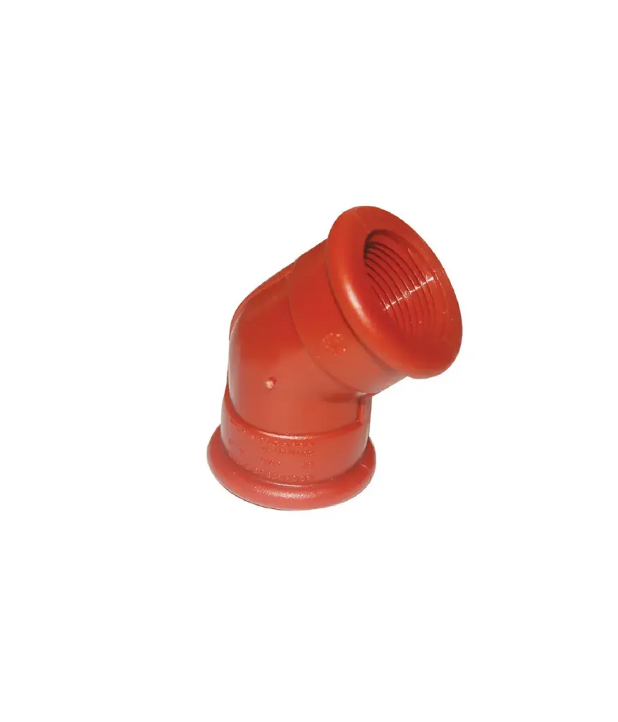 Codo roscable PP 1" x 45° PLASTIGAMA 