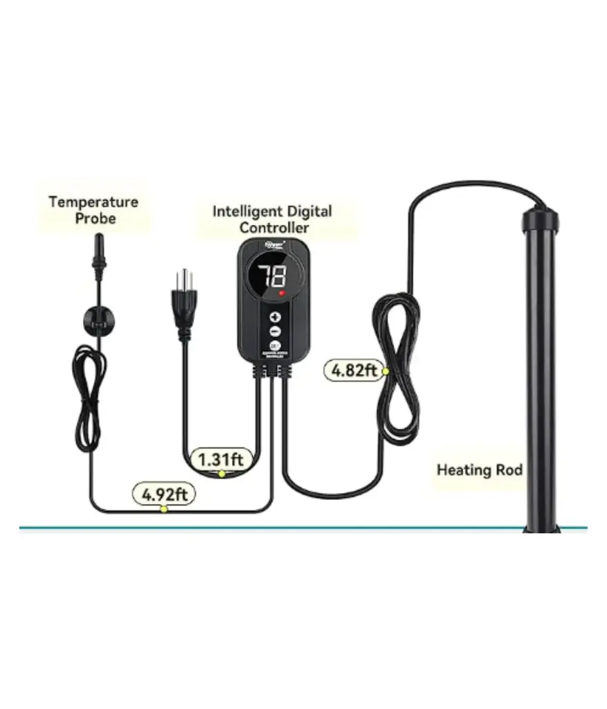 Control de temperatura c/sonda 500w para calentador HYGGER