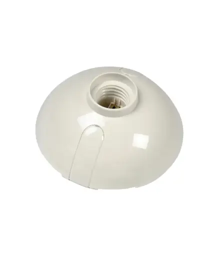 [EE.ROS.0004] Roseton  portalampara Ticino Marfil (P21A)