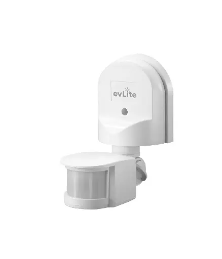 [EE.SENS.0008] Sensor de movimiento p/exterior p/pared 180º 110V evLite (ST10A) IP44