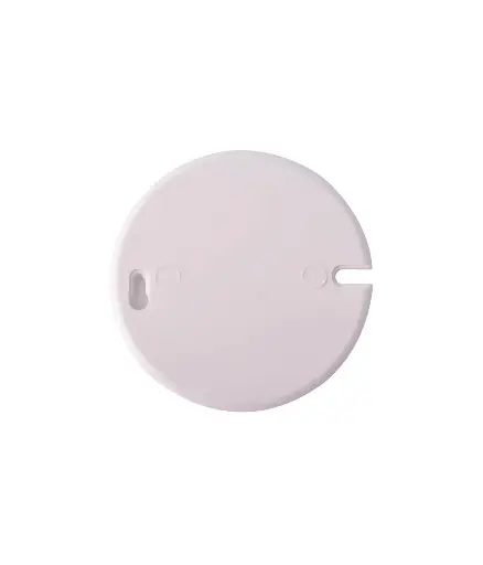 [EE.TAP.0021] Tapa plastica ciega PVC p/cajetin redonda grande