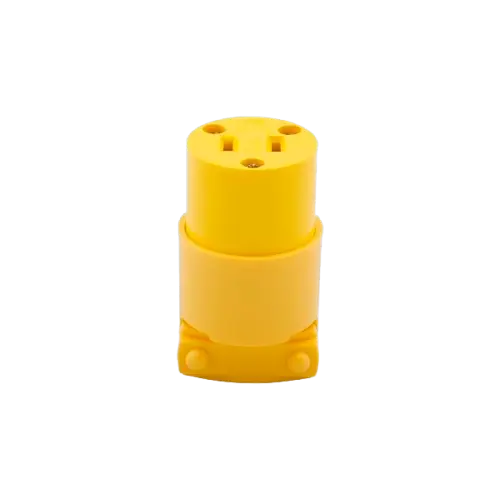 [EE.TOCO.0017] Tomacorriente conector simple 110V amarillo 4882 COOPER