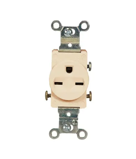 [EE.TOCO.0019] Tomacorriente cooper/eaton chino 220v (816V) p/empotrar BEIGE