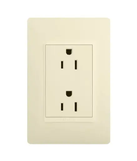 [EE.TOCO.0032] Tomacorriente doble pola/empotrar TICINO LUZICA marfil (PU1228M)