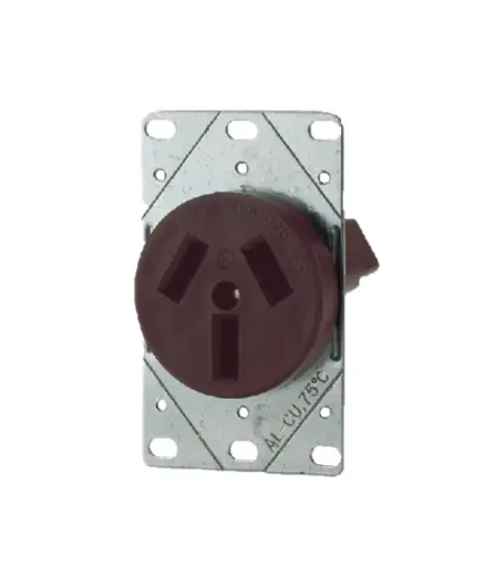 [EE.TOCO.0040] Tomacorriente p/gallina p/sold COOPER 32B 50AMP (CWD) p/empotrar caja