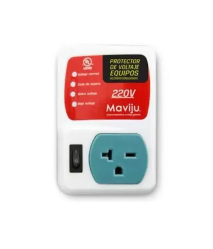 [EE.TOPRO.0007] Toma Protector Voltaje 1serv. 220V 20amp MAVIJU aire acondicionado