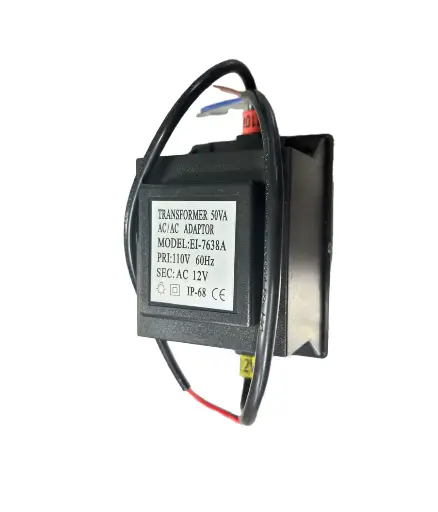 [EE.TRANS.0016] Transformador reductor 50W (110V) a (12v) Waterpro
