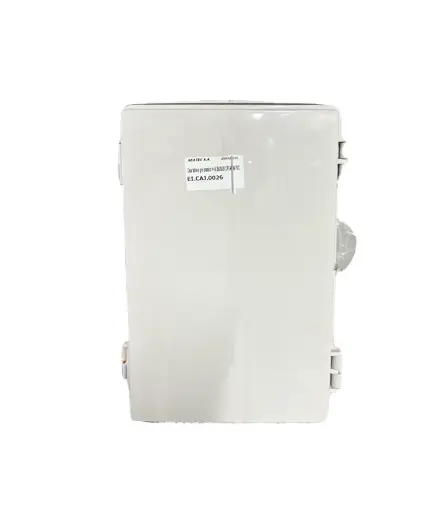 [EI.CAJ.0026] Caja tablero gris plastico H-B 30x20x20 C/PLAFON PVC
